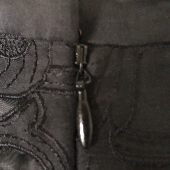 TALBOTS PURE SILK Embroidered LACE MIDi PETITES SKIRT - Picture 10 of 10